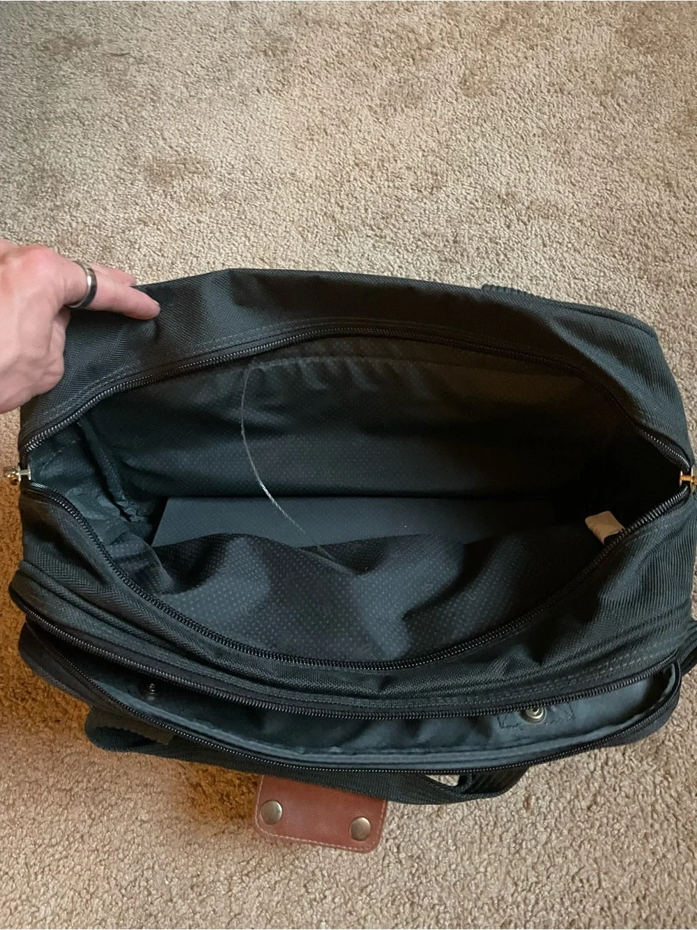 Ricardo Beverly Hills Tiburon Black Travel Overnight Carryall Bag